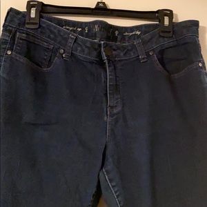 Jennifer Lopez straight leg jeans